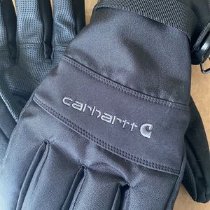 Carhartt Mens XL waterproof gloves, black. New, no tags.